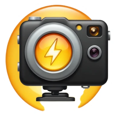 camera flash sticker