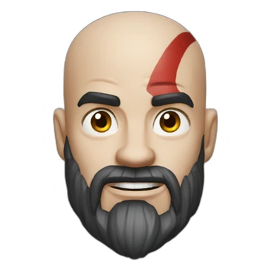 God of war kratos sticker