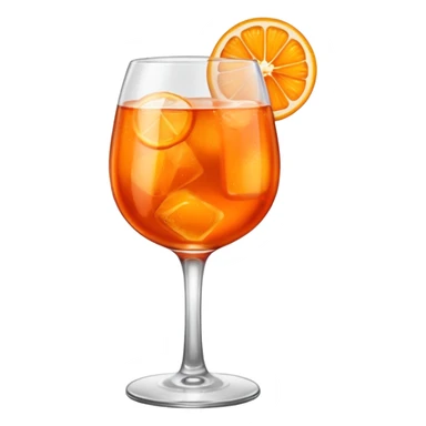 aperol spritz glass sticker