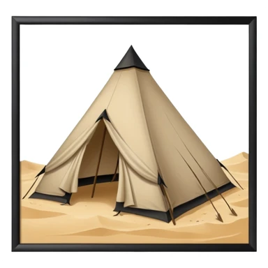 ancient Egyptian tent sticker