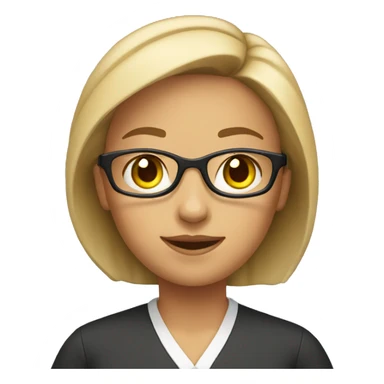 female elementary school educator sticker