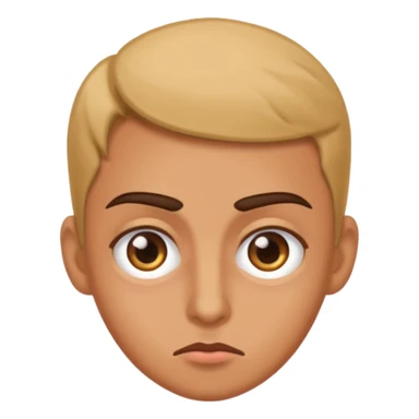 Raising eyebrows and rolling eyes sticker