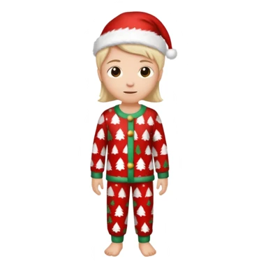 single xmas pajamas unisex  sticker