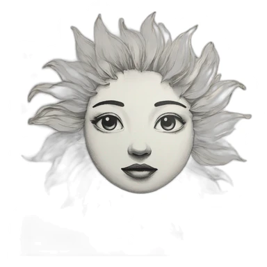 sunlight-tenderness-ink-drawing sticker