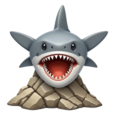 Shark Tooth Fossilized Imprints sticker