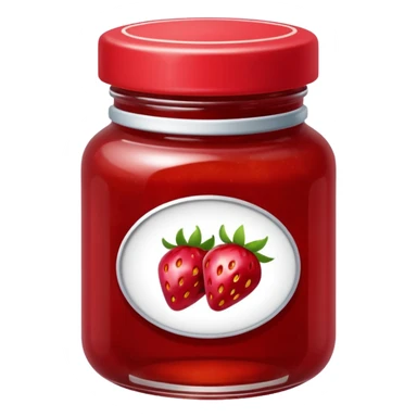 una mermelada de frutilla sticker