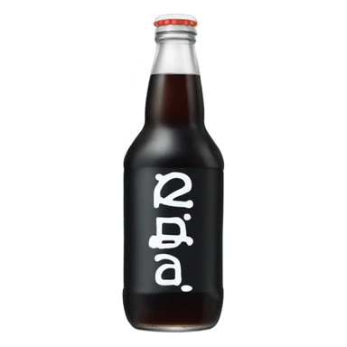 a bottle of dark soda with Baikal written on it. sticker