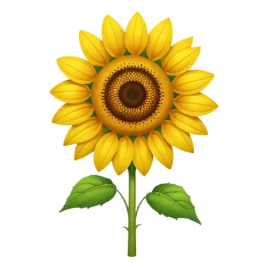 Sunflower yellow  sticker