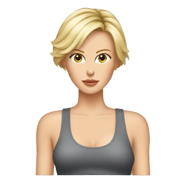 charlize theron wearing tank top sticker