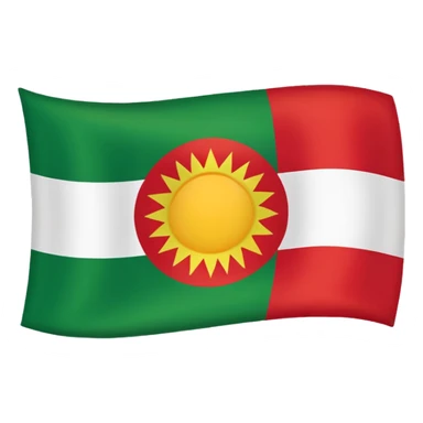 Kurdistan flag sticker