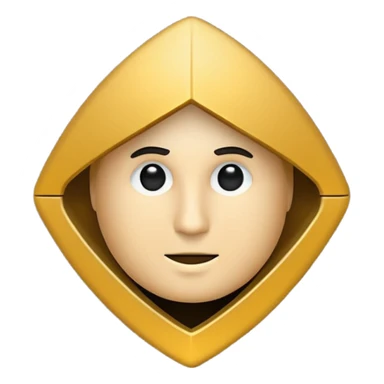 create a founder mode emoji to show how to be a manager, not a human. no a human or robot, more about the idea of a founder in the abstract. 

 sticker