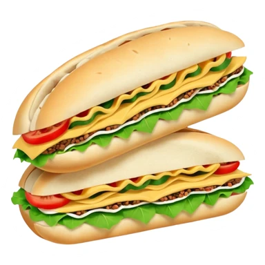 Sandwich pita bread sticker