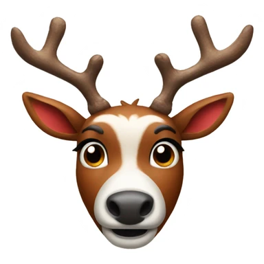 Rudolf the red nose reindeer  sticker