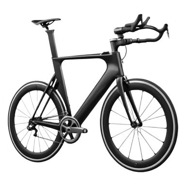 Draw a sleek racing bike with thin tires & aerodynamic frame sticker
