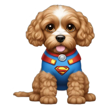 superwoman cavapoo sticker
