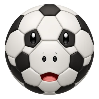 BALON DE FUTBOL CON CARAS LLORANDO sticker