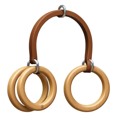 Gymnastic rings sticker