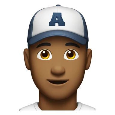 Frat guy with a cap on sticker