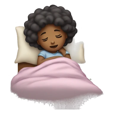 girl trying to sleep sticker