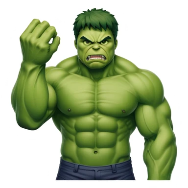 boo hulk sticker
