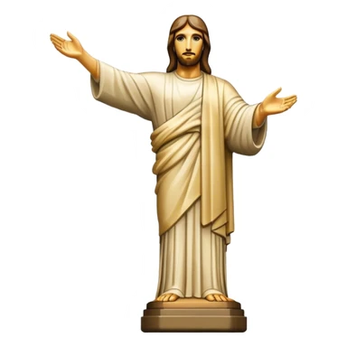 Christ the Redeemer statue, no frame sticker