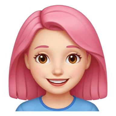 a girl genuinely feeling happy so so so much sticker