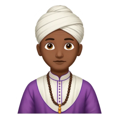 indian pandit having tuppi visibale from back sticker