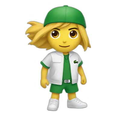 link en lacoste tn sticker