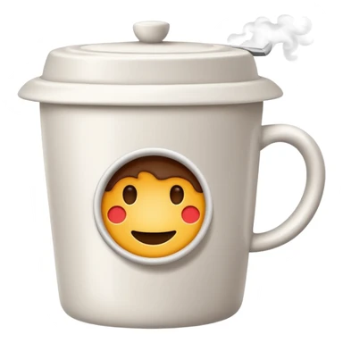 coffee cup with closed lid sticker