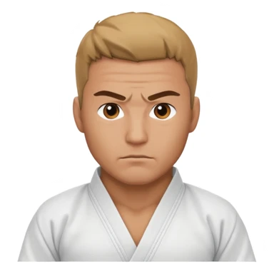 Judo man sticker