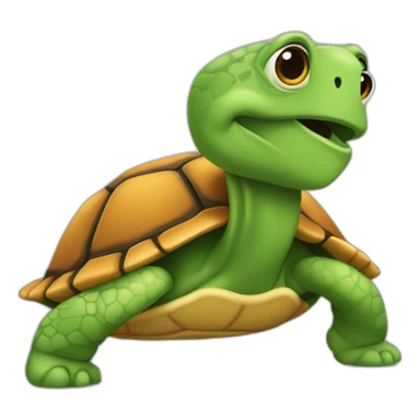 L’autre sur tortue sticker