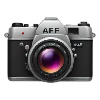 Film Camera with AF logo sticker