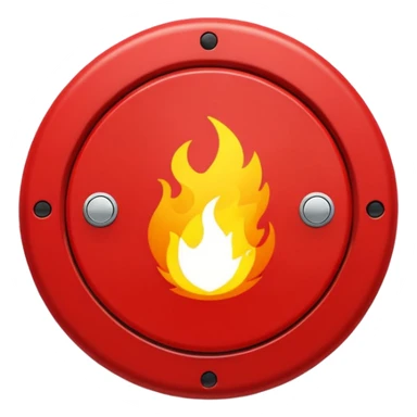 Fire alarm sticker
