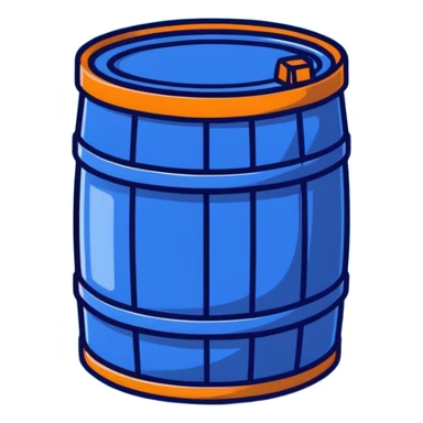 orange road construction barrel sticker