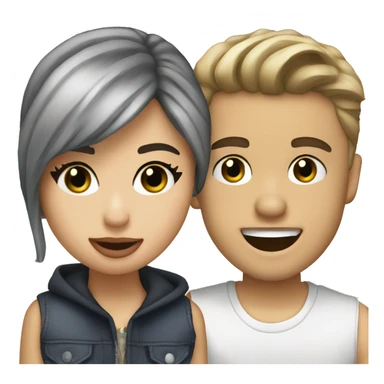 Selena Gomez and Justin Bieber  sticker