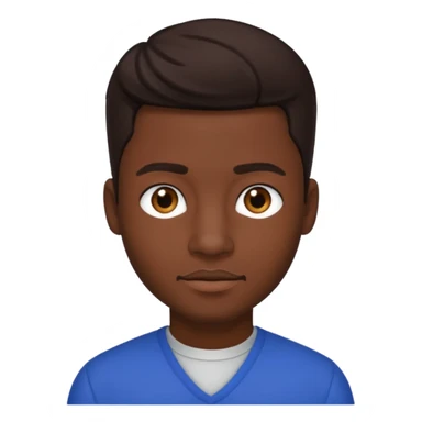 Carl Anthony Payne II with dark brown hair sticker