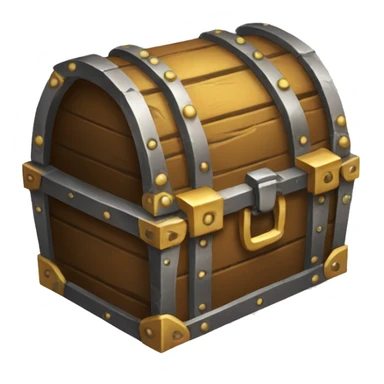 trapped treasure chest  sticker