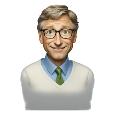 bill gates sticker