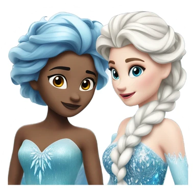Elsa and Francesca sticker
