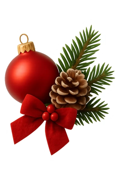 christmas object, remove background sticker