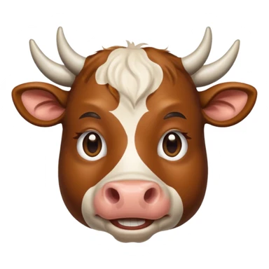 😏+🐮 sticker