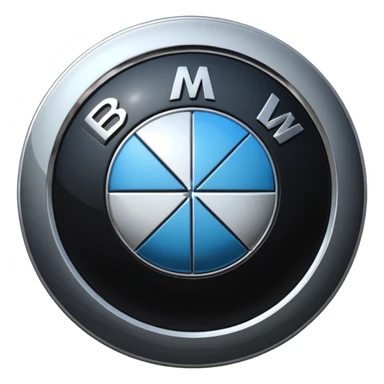 Bmw logo sticker