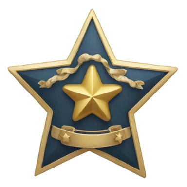 star marshal insignia sticker