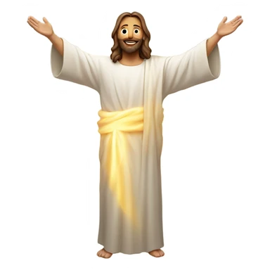 Jesus sending love sticker