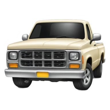 Cartuned pickup truck  sticker