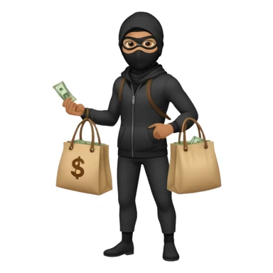 Thief full body sticker