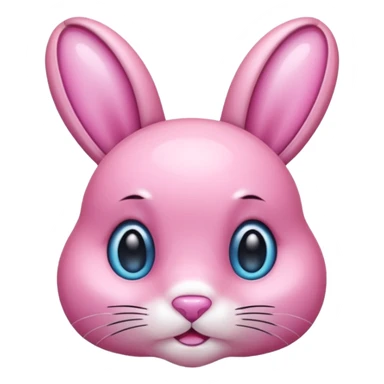  crystallized bunny that's pink sticker