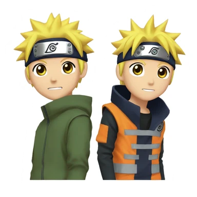 Naruto uzumaki with sharinghan  sticker