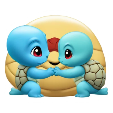 Squirtle kissing Shane Gillis sticker