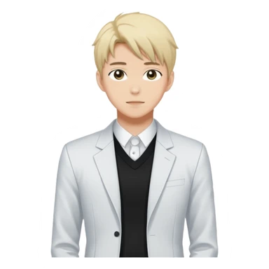 Japanese anime illustration, full body male character .
Clean thin lineart, professional manhwa style, modern BL illustration. sticker